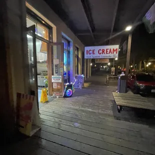 Front entrance at night!