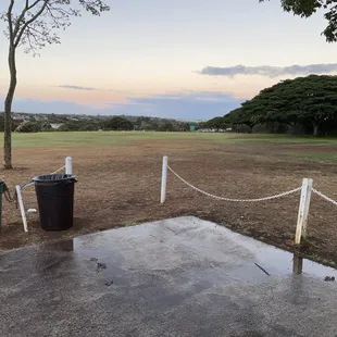 Just little rain helps make the park green