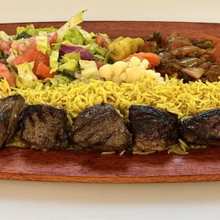 Beef Kabab Plate