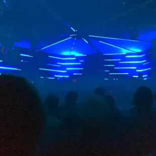a crowd of people at a nightclub