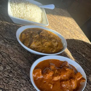 Chicken Tikka Masala  Chicken Coconut Curry