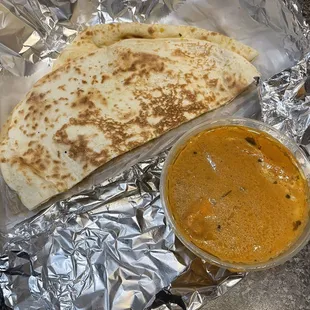 Chicken Butter Masala Roti  Garlic Naan