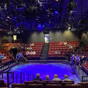 audience watching a show