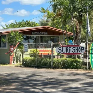 image of the shop, taken from across the street