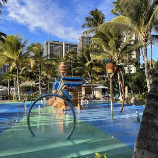 Sunken ship kids area