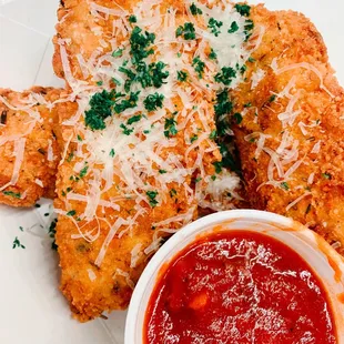Chicken Parmesan Dippers