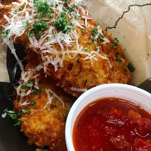 Chicken Parmesan Dippers (side)