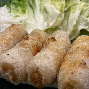 Spring rolls are always fantastic