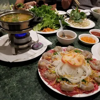 Beef & Shrimp Fondue