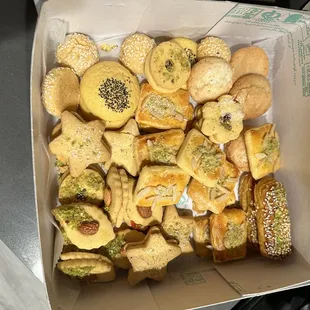 a box of cookies