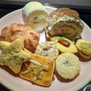 Assortment of baked goods