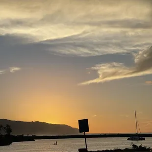 Beautiful sunset view