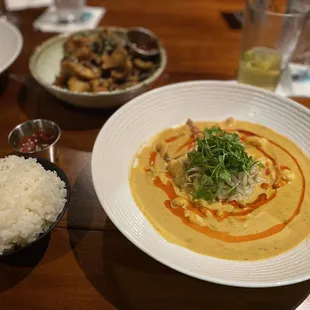 Lobster &amp; Shrimp Red Thai Curry**