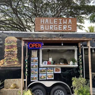 This is what our shop looks like. It is located in between big wave shrimp and surf n salsa