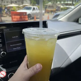 Lilikoi Pineapple Sugar Cane Juice