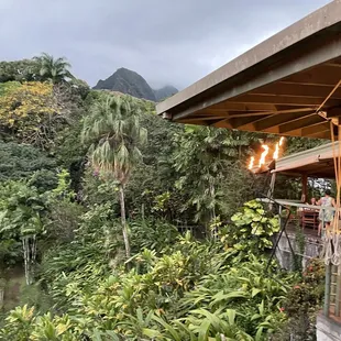 View from the restaurant.