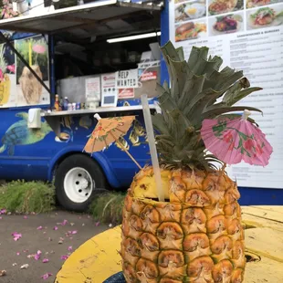 Princess Pineapple with the Day at the Beach Smoothie!