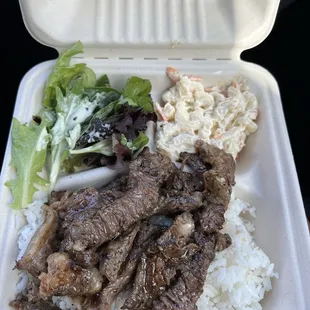 Ribeye steak plate