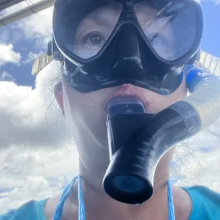 Snorkel gear ready ...