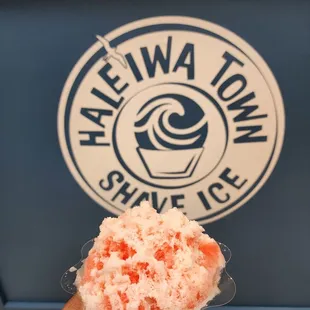 Cotton candy with condensed milk.