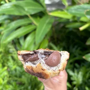 Chocolate cream filled croissant, never had anything like this