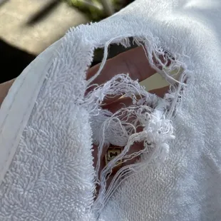 Pool service needs some attention because my chair cover was shredded.