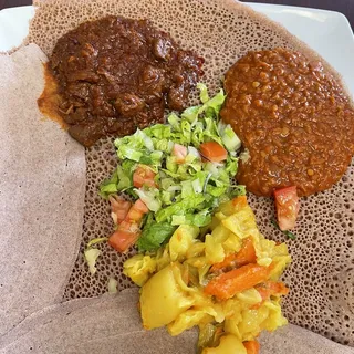 Meat and Veggie Combination Platter