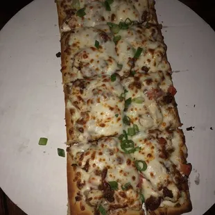 Flatbread pizza