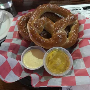 Soft pretzel appetizer