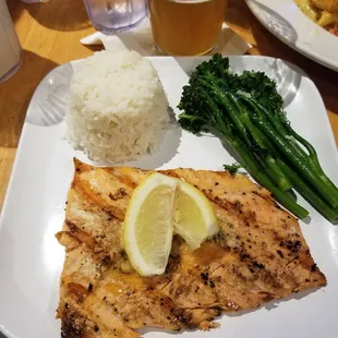 Salmon dinner