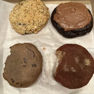 Chocolate Chip Walnut, Texas Sheetcake, Keto Double Chocolate Chip, Keto Snickerdoodle