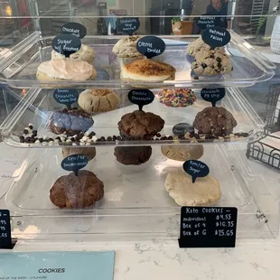 Everyday selection including keto and gluten-free cookies.