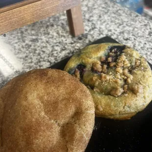 Cookies of the week 6/4-6/9: Snickerdoodle &amp; Blueberry Muffin.
