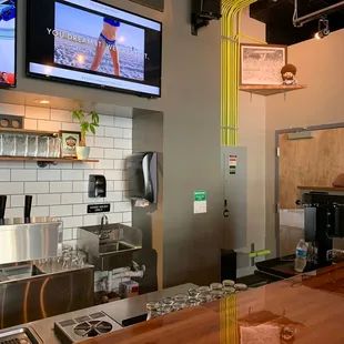 Right side of the bar