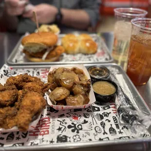 Delicious food. Chicken nuggs seriously some of the best in town