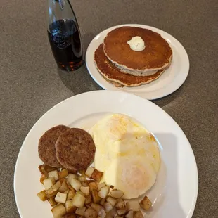 Breakfast Combo with Sweet Potato Pancakes