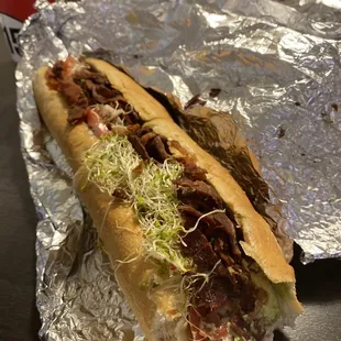 TAVO Plus Sub with super well done bacon