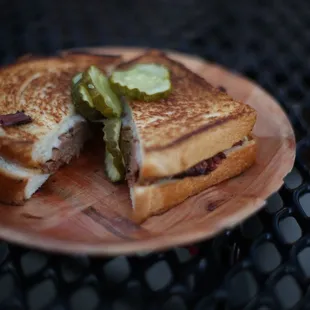 Brisket grilled cheese
