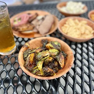 Hot honey brussel sprouts