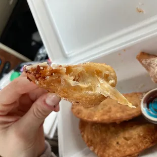 Four cheese empanada