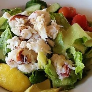 Crab Louie with honey-lime vinaigrette. Excellent!