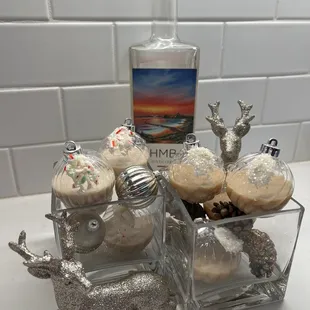 Ornaments with HMB Vodka Drinks