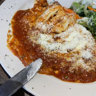 Meat lasagne was delicious!!