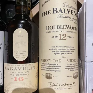 Spirits section in the back