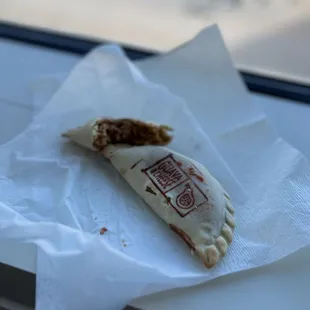 Guava and cheese empanada
