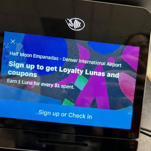 Loyalty program information