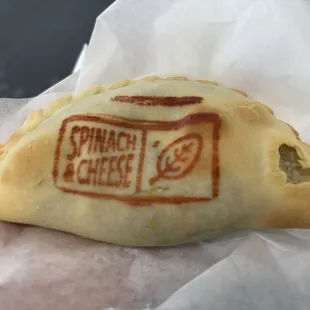 Easily identifiable; it&apos;s nothing but Spinach &amp; Cheese