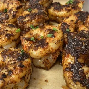 Blackened shrimp