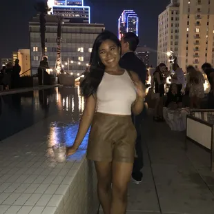 Trina Turk leather shorts - $10 (retailed for $500)