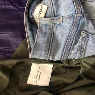 J Brand jeans - $1 L&apos;Academie top - $1